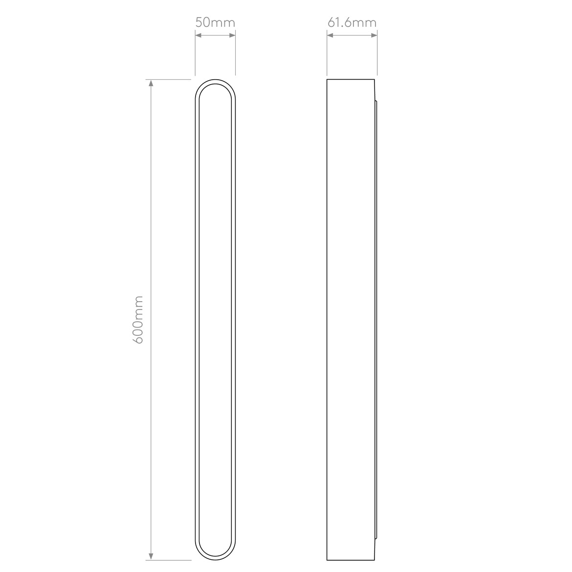 Atticus Wall Light, LED, Phase Dim, IP44