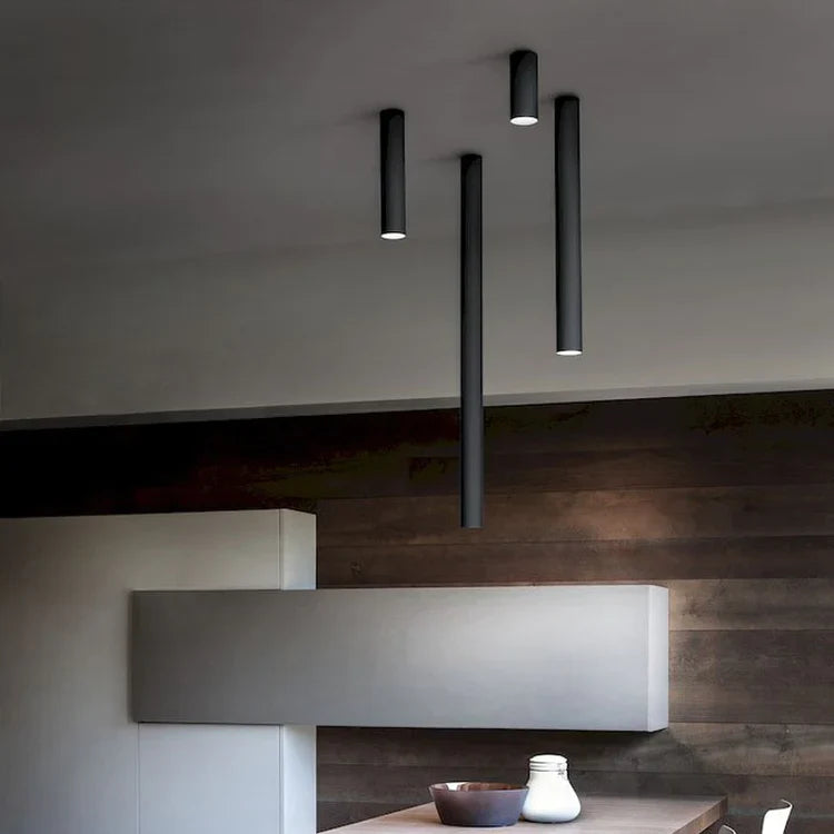 A-Tube Ceiling 30 cm L, Black, GU10, IP20