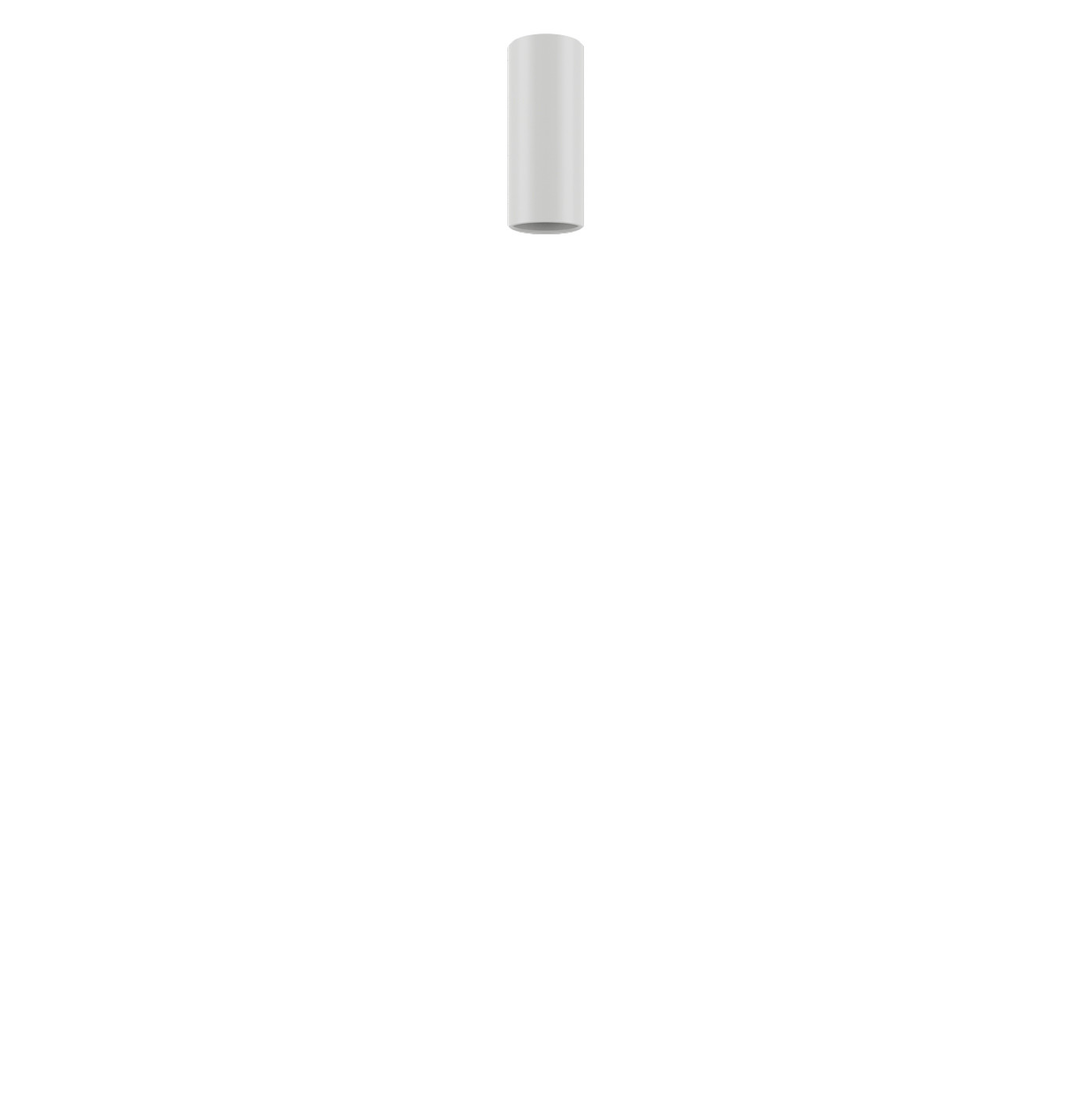 A-Tube Ceiling Spot, 14 cm L, White, GU10, IP20