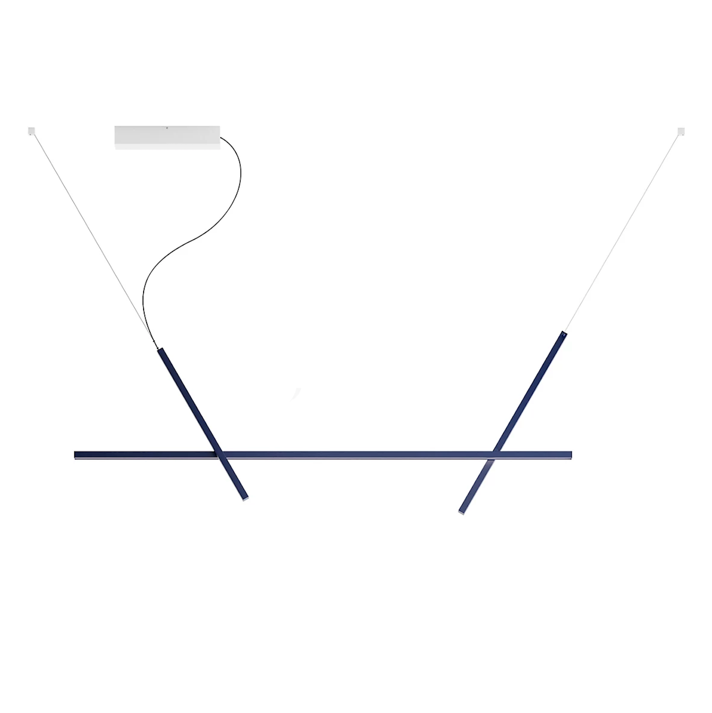 Across Adjustable Linear Pendant, Blue, LED, Phase Dim, IP20