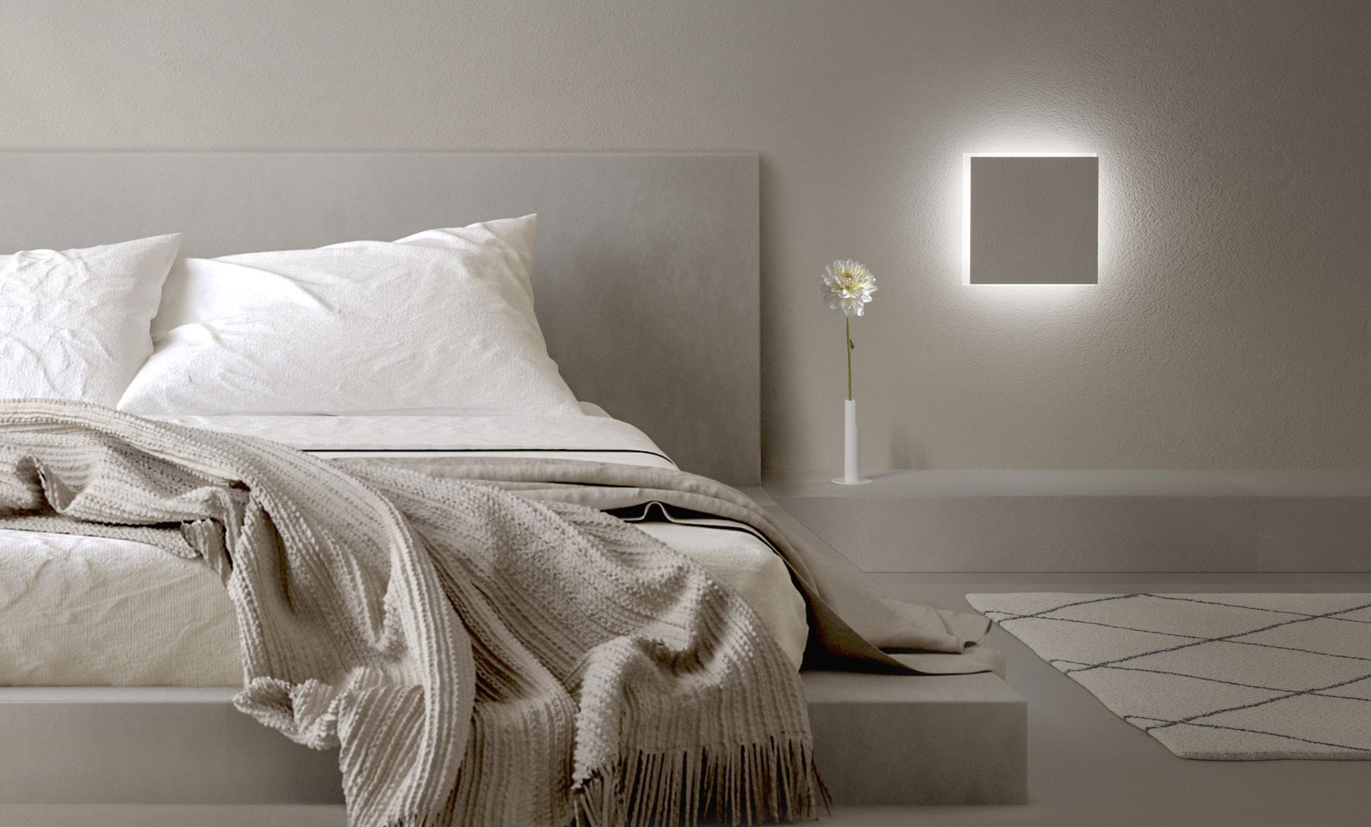 Aldecimo Adjustable Wall Light, LED, 3000K, Bilevel Dim