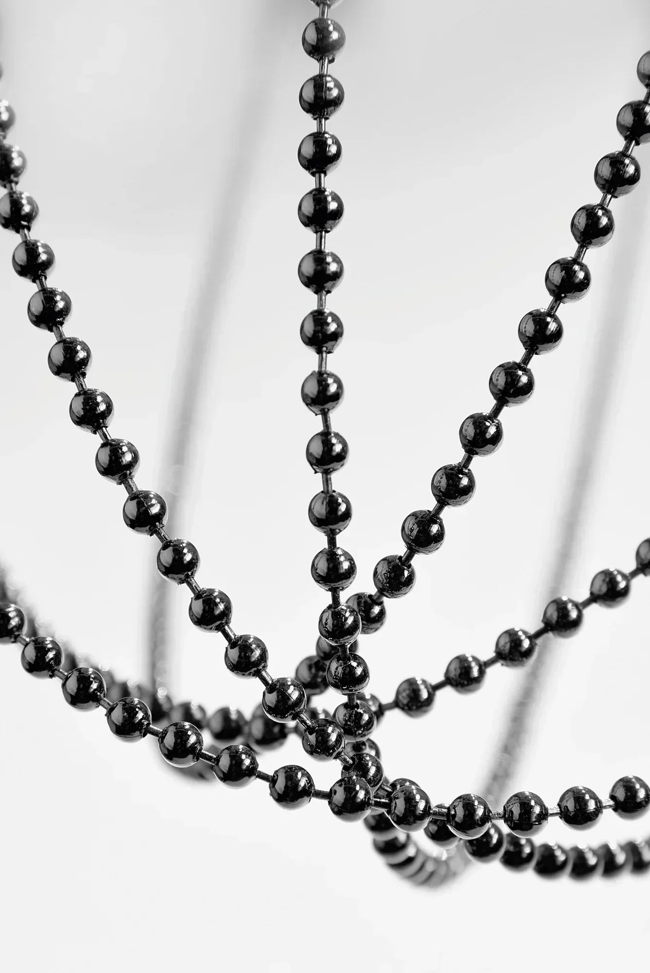 Alysoid Pendant with Black Nickel Beads, 34.5 cm ø x 54, LED, Phase Dim, IP20