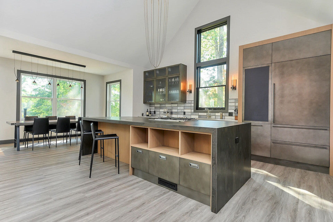 Alysoid Pendant with Black Nickel Beads, 43 cm ø x 80, LED, Phase Dim, IP20