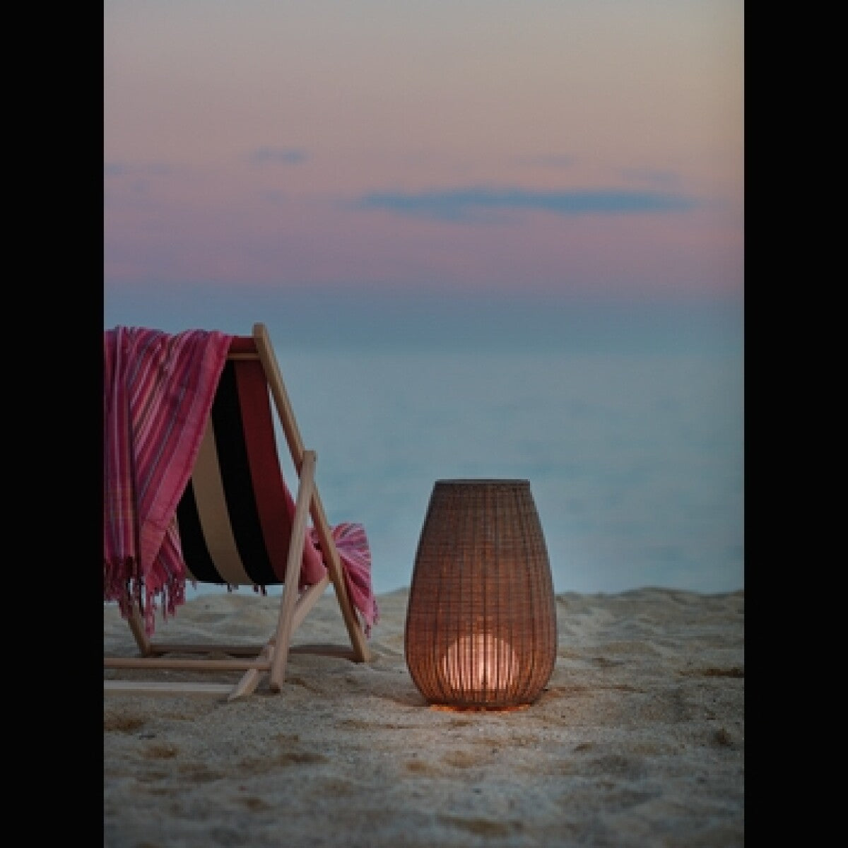 Amphora Floor, Small, Beige, LED, 8W, Plugs In, IP66