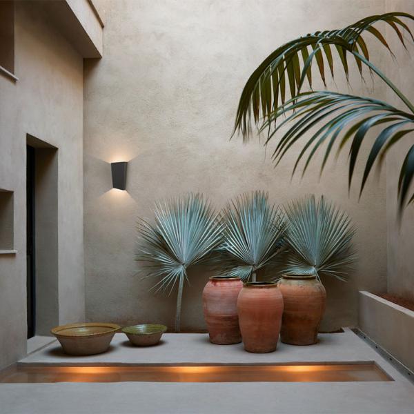 Break Plus Wall, 2 Beam, Large, Beige, LED, 8W, IP65