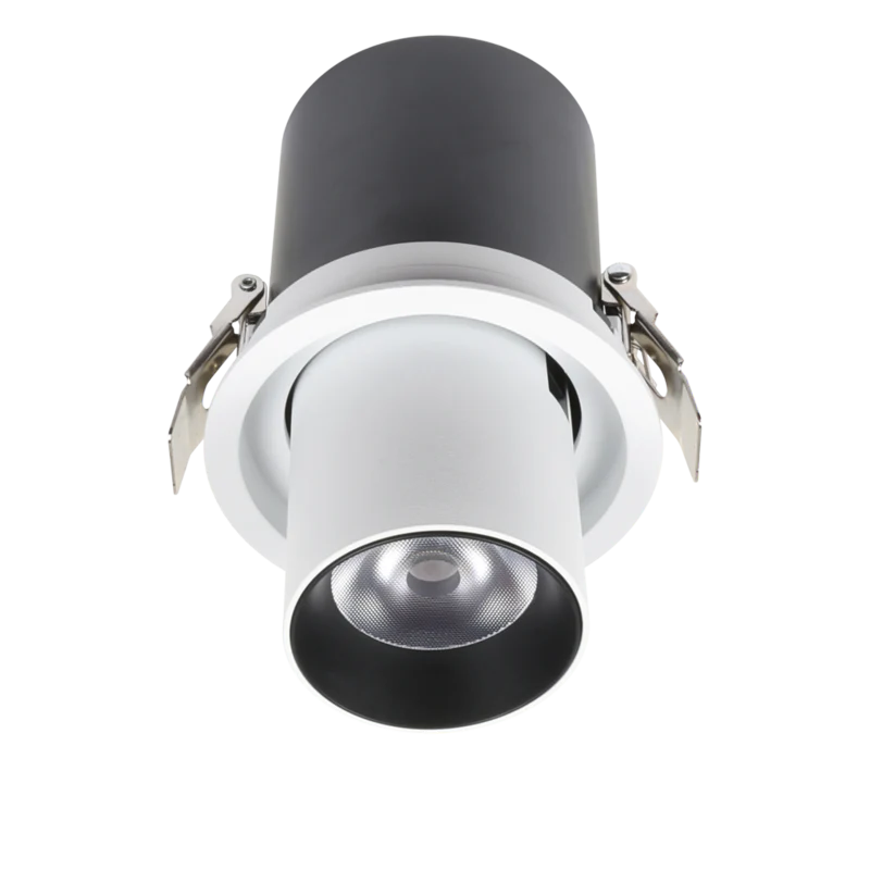 Cuckoo Extendable Spot Light, Adjustable, 90, White with Gold, 11W, LED, Dim, IP40