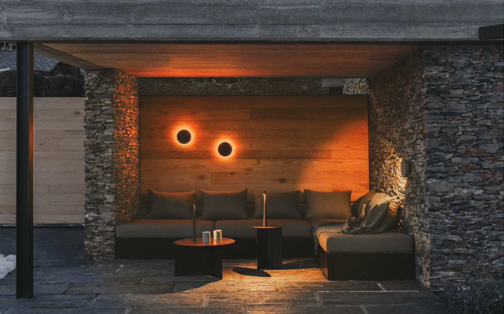 Dots Wall, 1 Beam, Graphite Black, LED, 5W, IP65