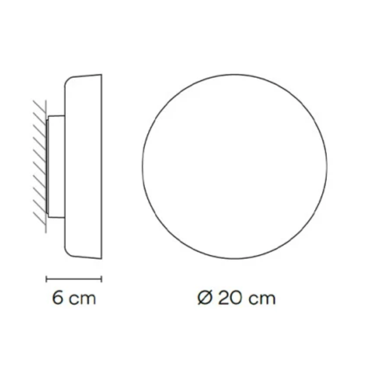 Dots Wall, Halo, Green, LED, 4.5W, IP65