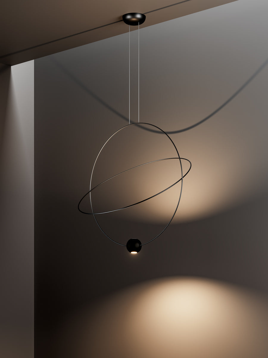 Elara Pendant, Black, LED, Triac Dim, IP20
