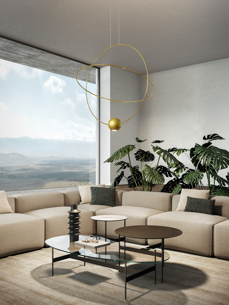 Elara Pendant, Gold, LED, Triac Dim, IP20