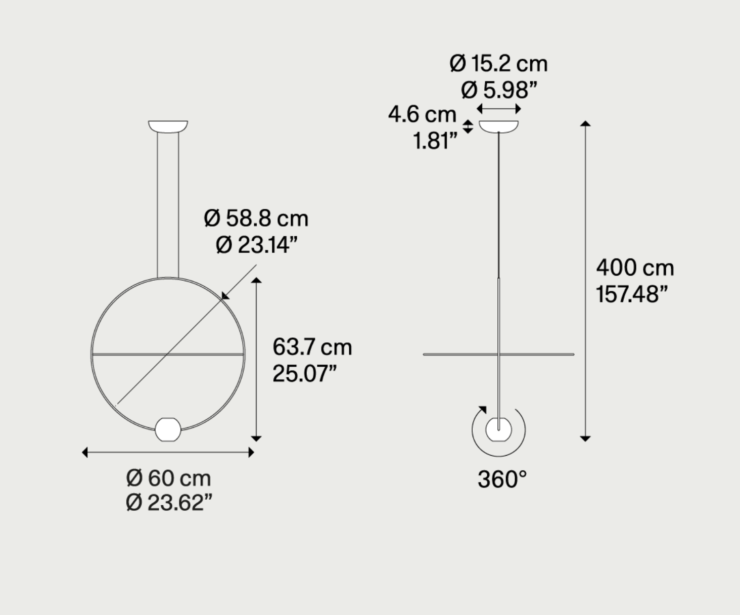 Elara Pendant, Gold, LED, Triac Dim, IP20