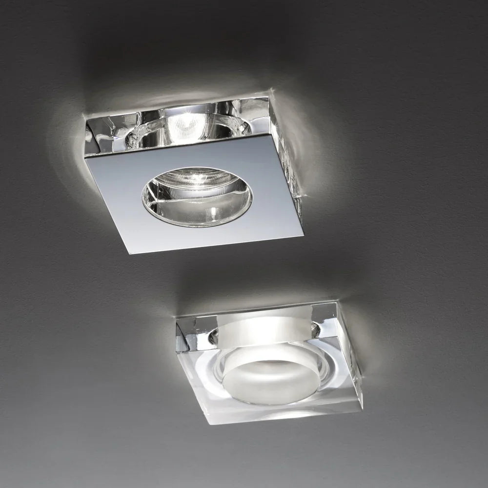 Faretti Lui Semi-Flush Downlight, Clear Glass, GU10, IP20
