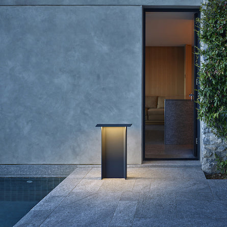 Fienile Bollard, Short, Dark Grey, LED, 19W, DALI Dim or On/Off, IP65