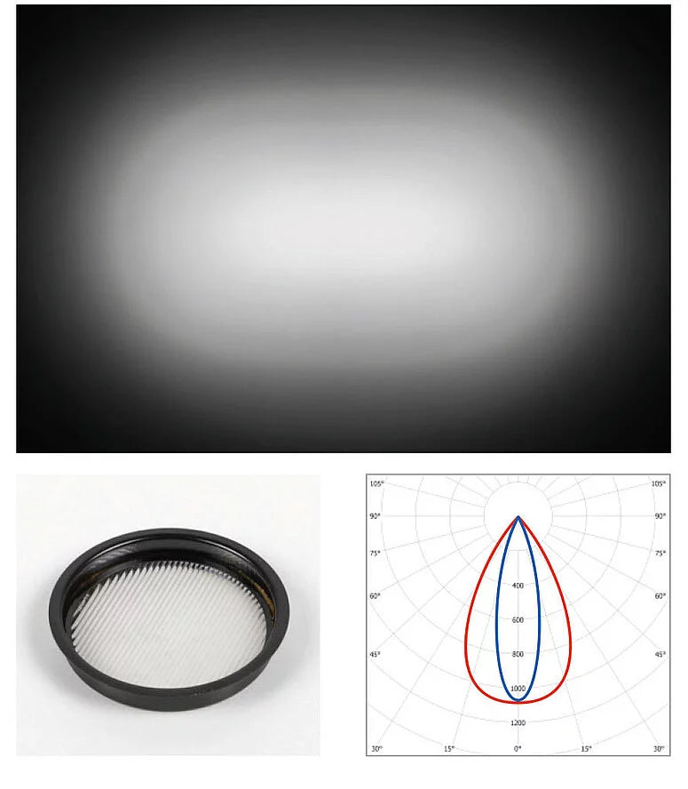 Flexio Downlight, Adjustable, Black Trim with White Baffle, 11W, LED, Dim, IP20