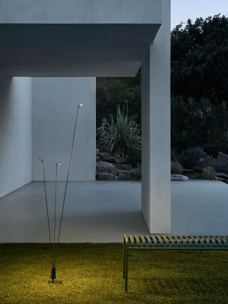 Flia Floor, Triple, LED, 7.5W, DALI Dim or On/Off, IP65