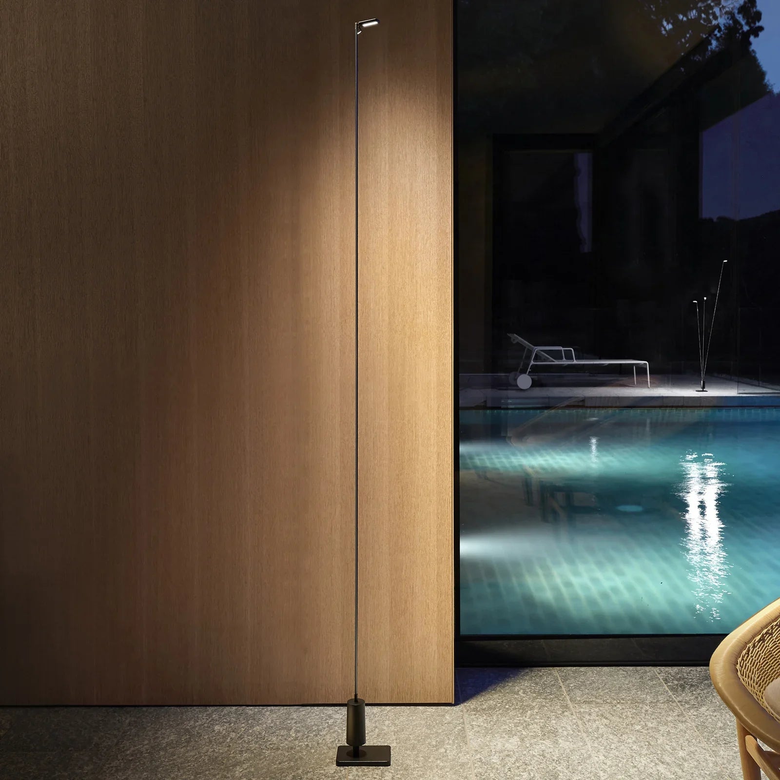 Flia Floor, Triple, LED, 7.5W, DALI Dim or On/Off, IP65