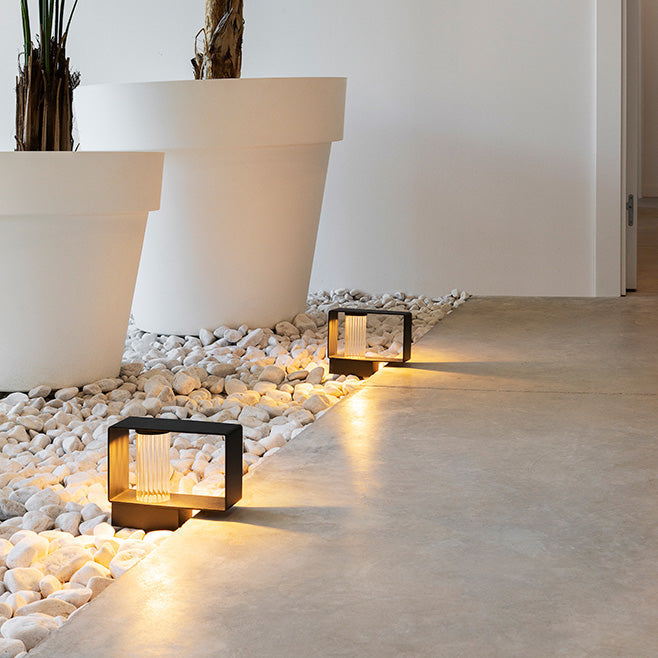 Frame Bollard, Small, Black, LED, NO DIM, IP65