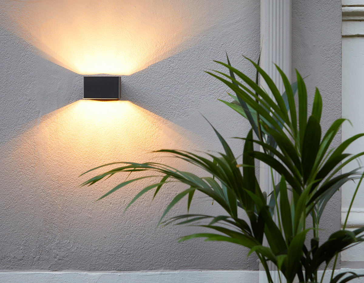 Frame Wall Light, Black, LED, NO DIM, IP65