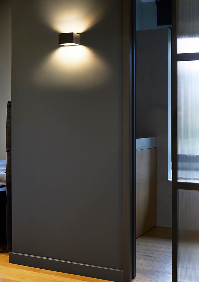 Frame Wall Light, Black, LED, NO DIM, IP65