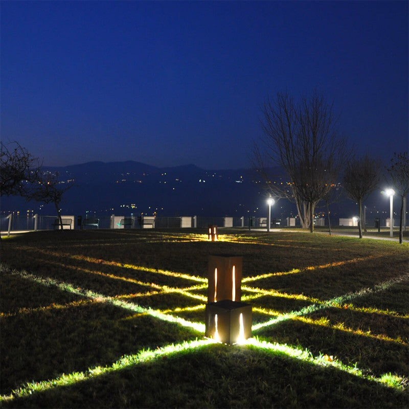 Granito Bollard, Large, Rust, G12, IP65