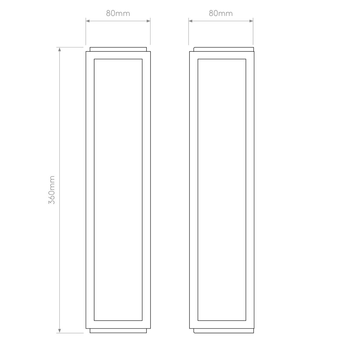 Mashiko 360 Classic Wall Light, Matte Gold, E14, IP44