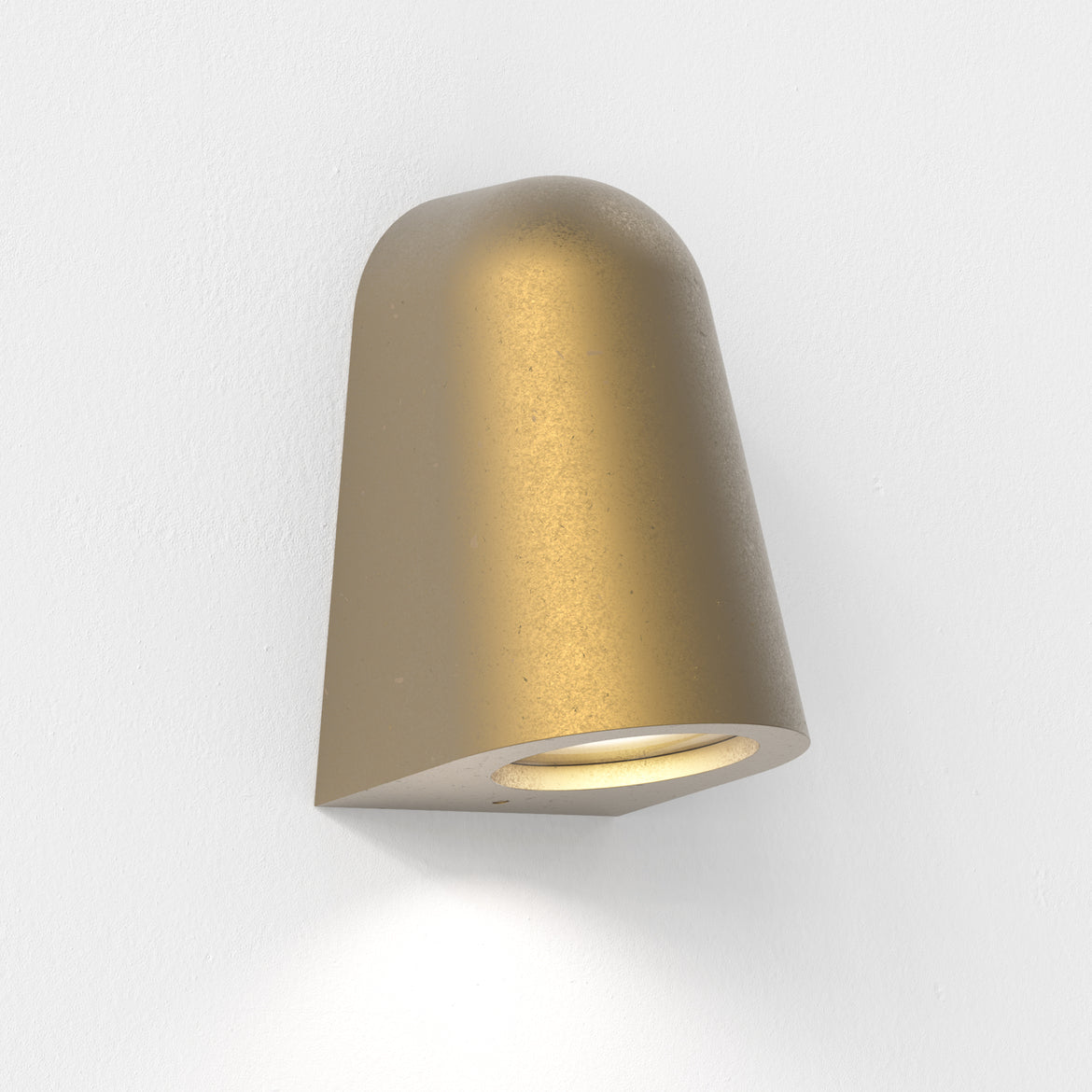 Mast Wall Light, Antique Brass, GU10, IP65