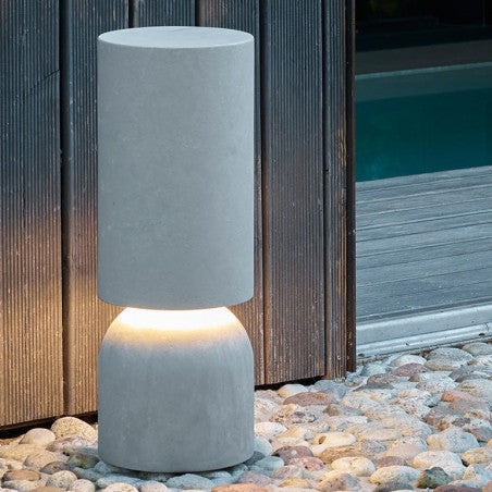 Nui Bollard, C, Concrete, LED, 14W, DALI Dim or On/Off, IP65