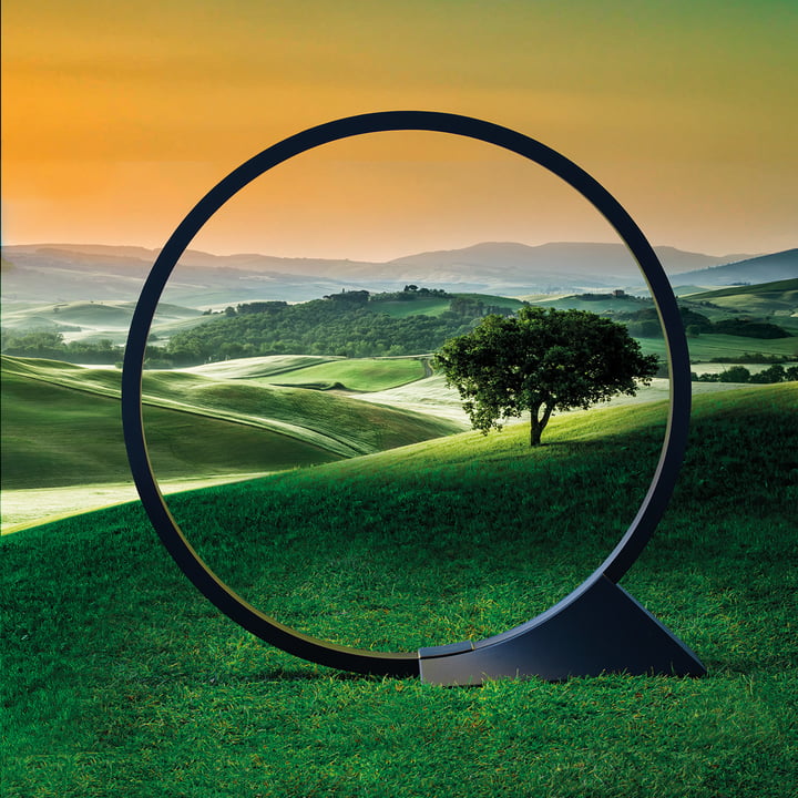 OLight Floor Lamp Plug In, 90 cm, Black, LED, On/Off or App, IP44