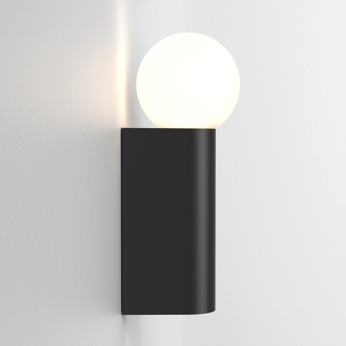 Ortona Wall Light, Single, Black, G9, IP44