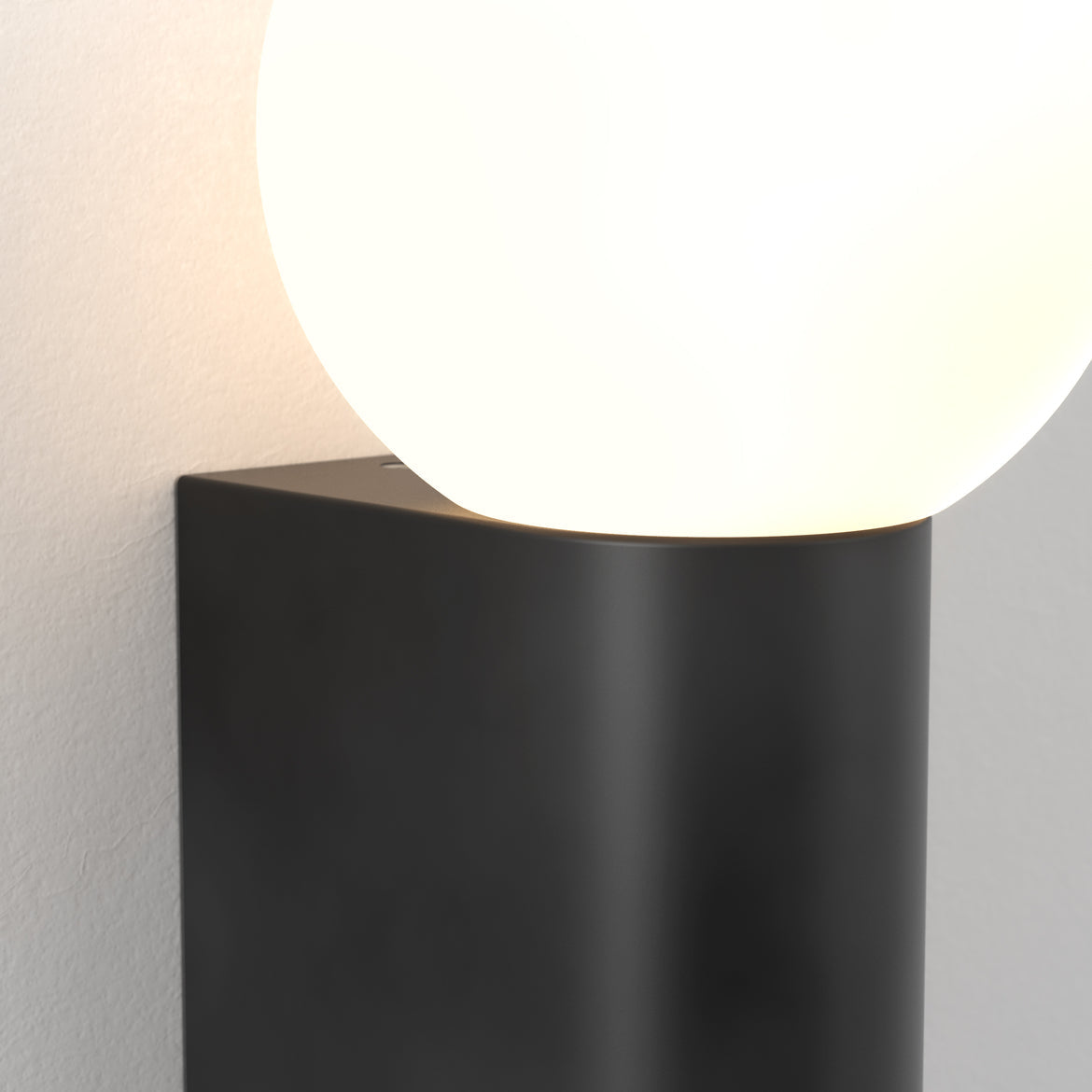 Ortona Wall Light, Single, Black, G9, IP44