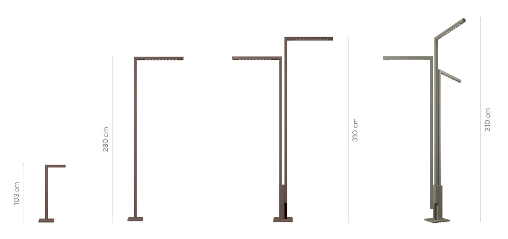 Palo Alto Floor, 1 Light, 90 cm, Green, LED, 4.4W, On/Off, IP65