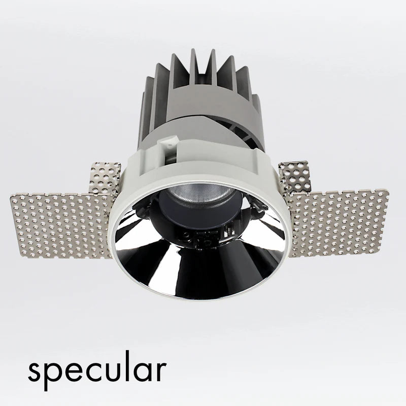 Performance Downlight, Small, 2G, Trimless, Round, Adjustable, Specular, LED, Dim, IP40