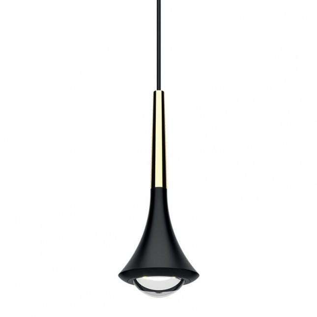 Rain Pendant, Black, LED, Triac Dim, IP20