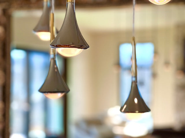 Rain Pendant, Black, LED, Triac Dim, IP20