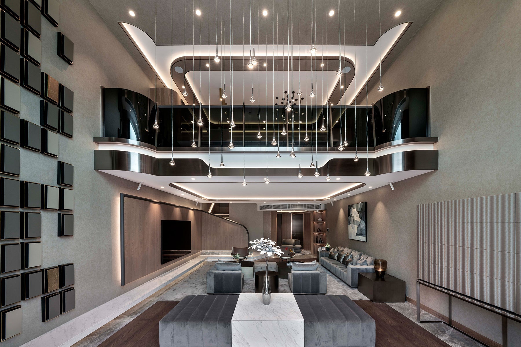 Rain Pendant, Chrome, LED, Triac Dim, IP20