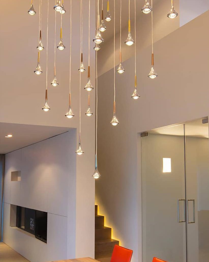 Rain Pendant, Chrome, LED, Triac Dim, IP20