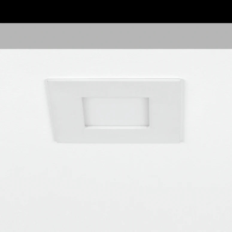 Sol Flush Downlight, Small, Square, White, 6W, LED, Dim, IP40