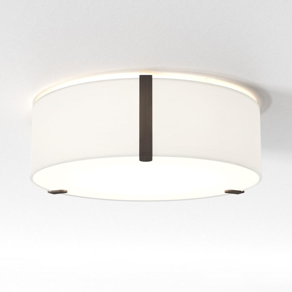 Salina Ceiling, White Fabric, E27, IP20