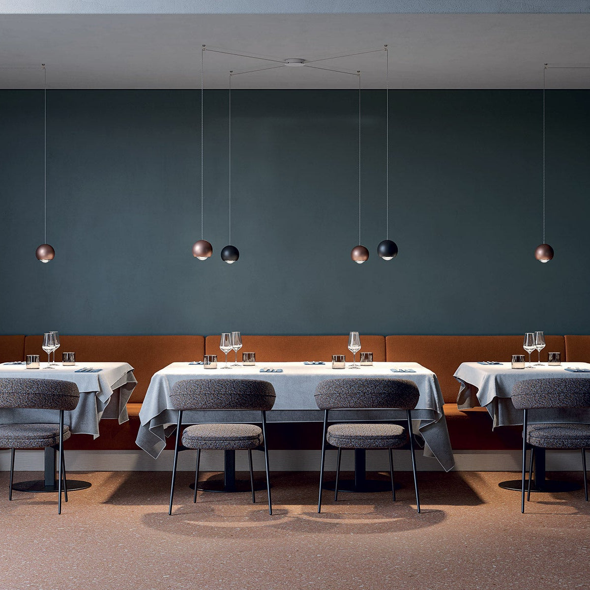 Spider Pendant, Adjustable, LED, Triac Dim, IP20