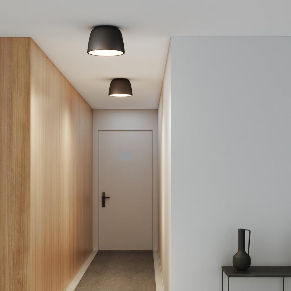 Taiko Ceiling, Large, Black, E27, IP20