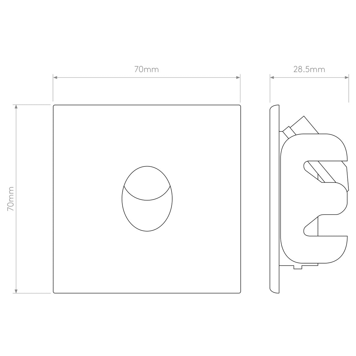 Tango Step Light, Black, LED, IP65