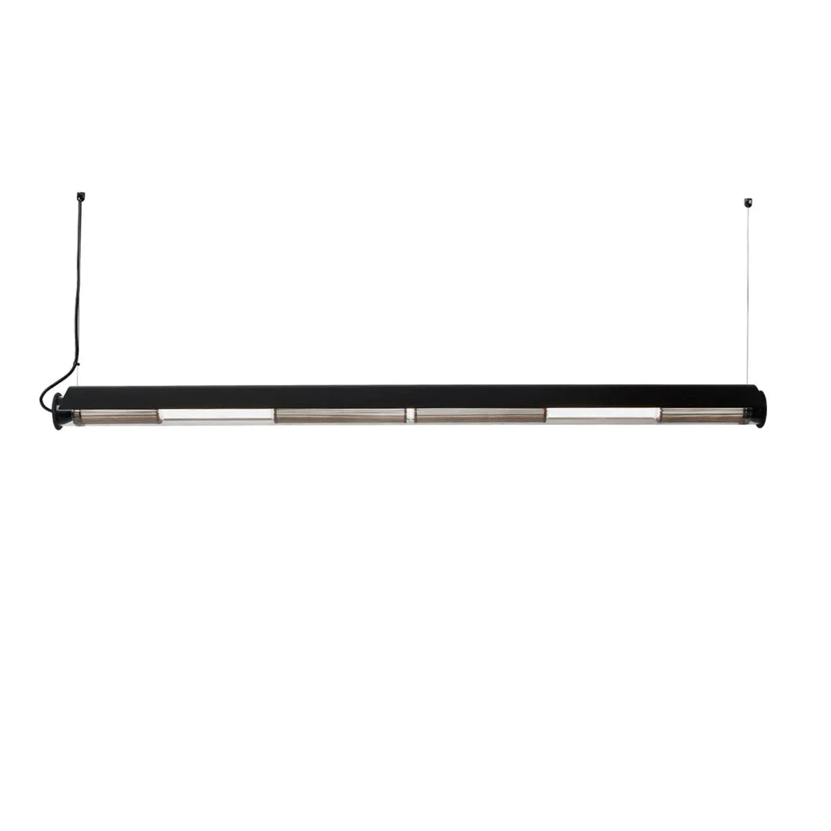 Tube 360 Pendant, Horizontal with Cover, 162 cm, White with Silver, LED, Triac Dim, IP65