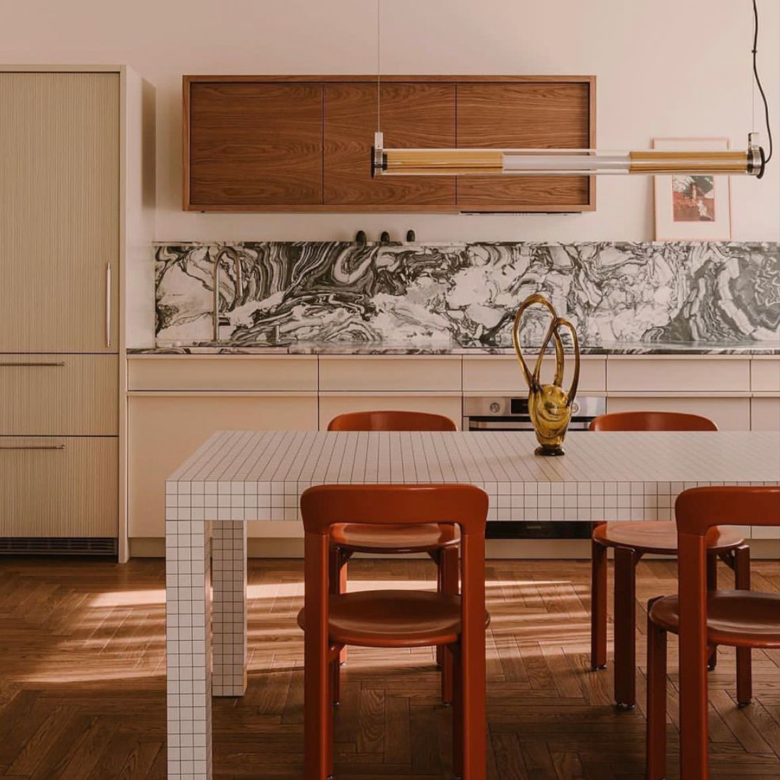 Tube 360 Pendant, Horizontal, 102 cm, White and Silver, LED, Triac Dim, IP65