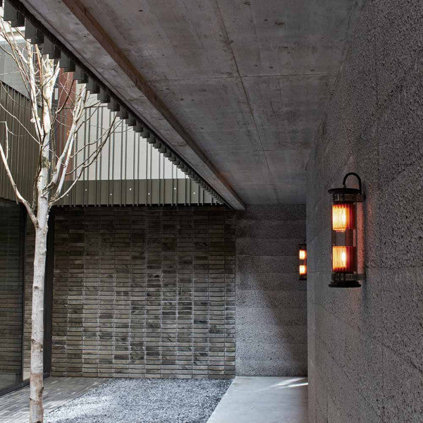 Tube Bulb Wall or Ceiling, 37 cm, Mesh, E14, IP64