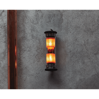 Tube Bulb Wall or Ceiling, 72 cm, Silver Reflector No Mesh, E27, IP64