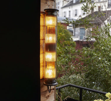 Tube Bulb Wall or Ceiling, 37 cm, Gold Reflector No Mesh, E14, IP64