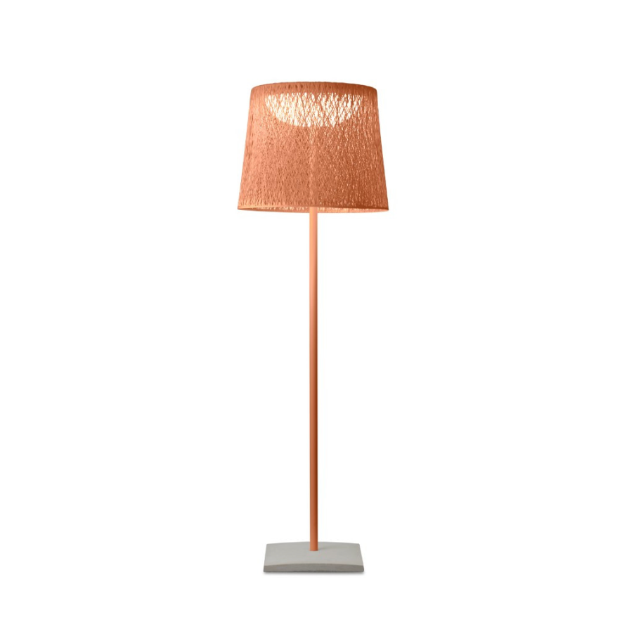 Wind Floor, Stem, Red Ochre, LED, 25W, On/Off, Plugs In, IP64