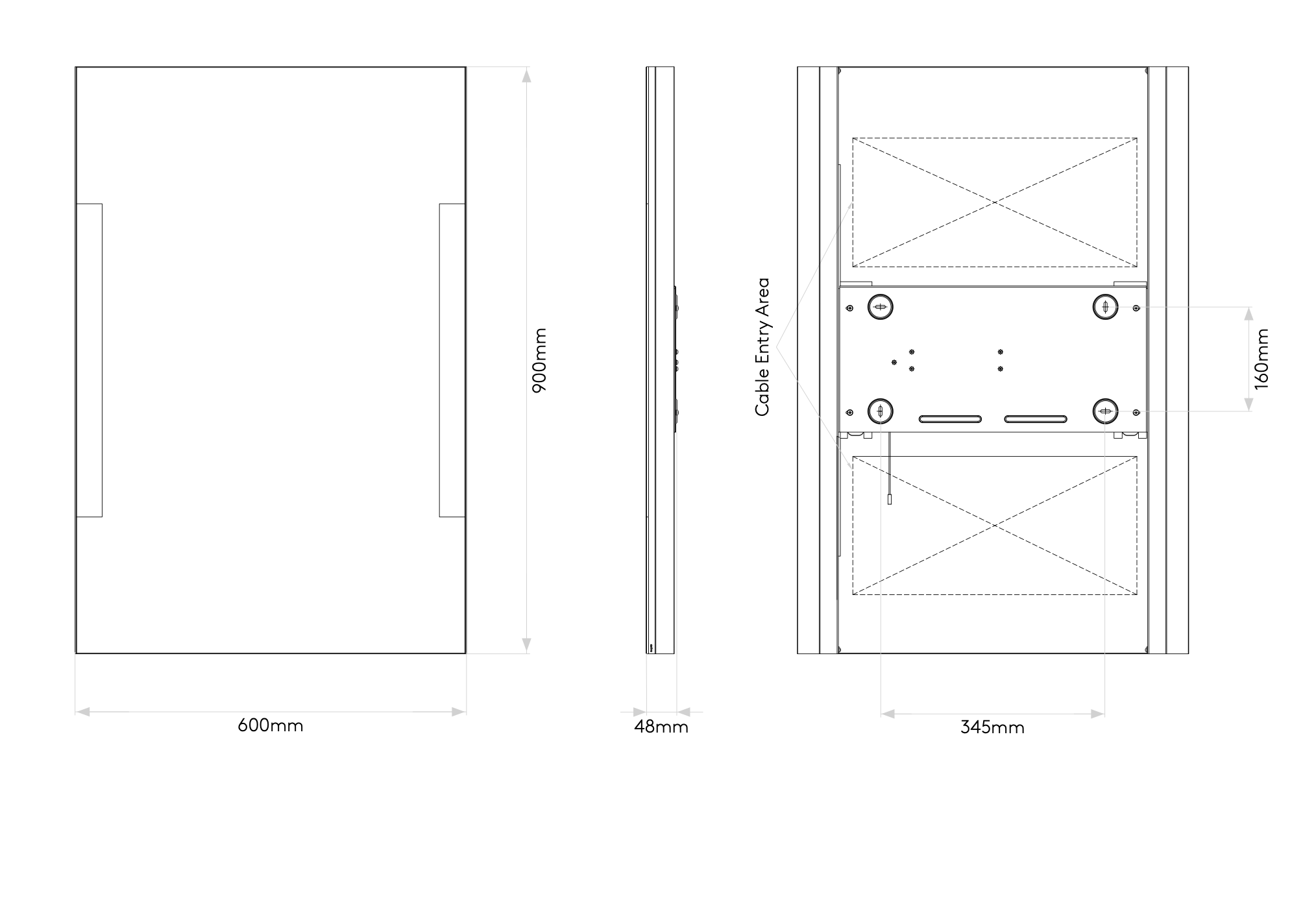 Imola Illuminated Mirror, 900, LED, NO DIM, IP44