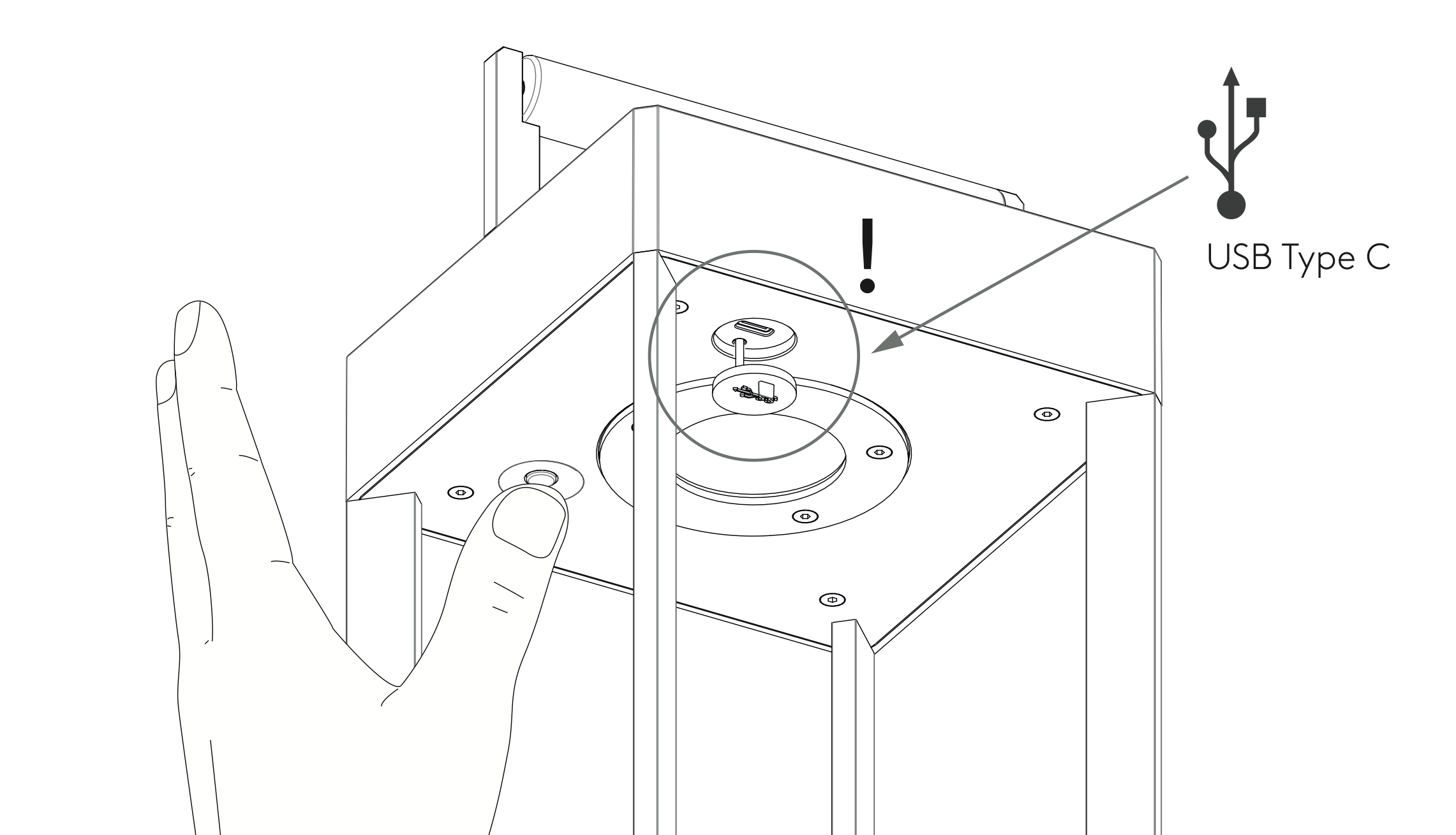 Kuro Wireless Floor Lamp, Black, LED, Touch Dim, IP44