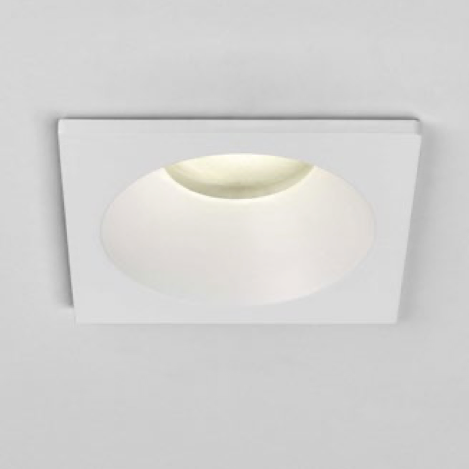 Minima Square Downlight, White, GU10, IP65